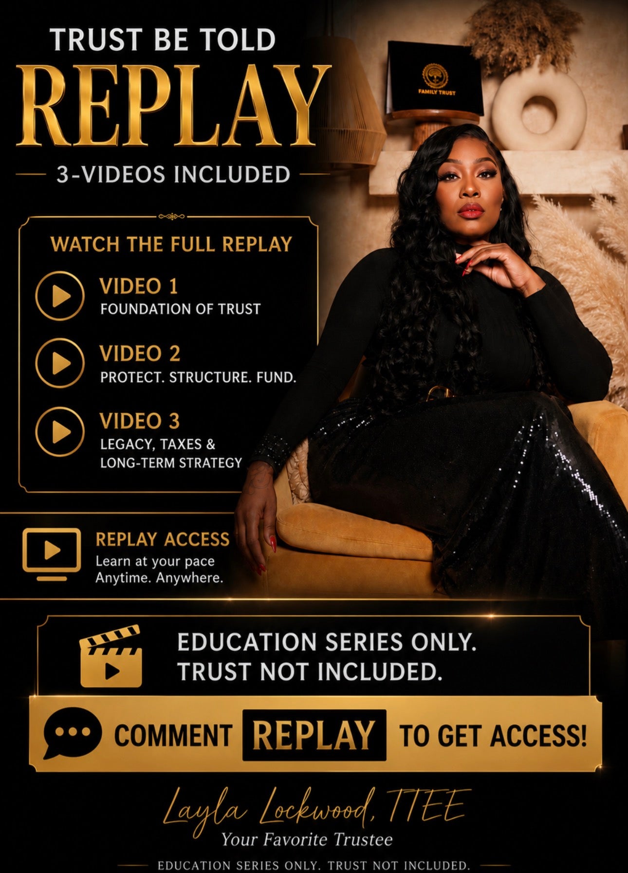 TRUST BE TOLD REPLAY 3 VIDEO SERIES