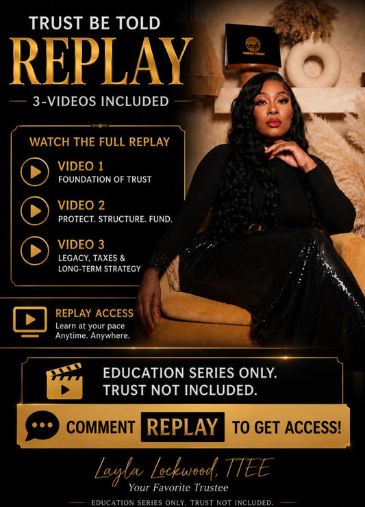 TRUST BE TOLD REPLAY 3 VIDEO SERIES